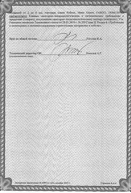 Экспертное заключение клеевая плитка Fargo стр.4