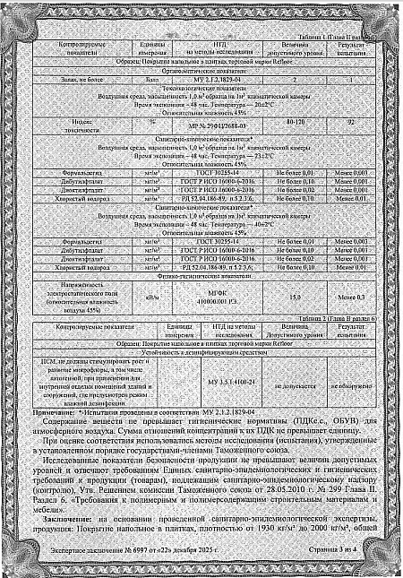 Экспертное заключение клеевая плитка Fargo стр.3