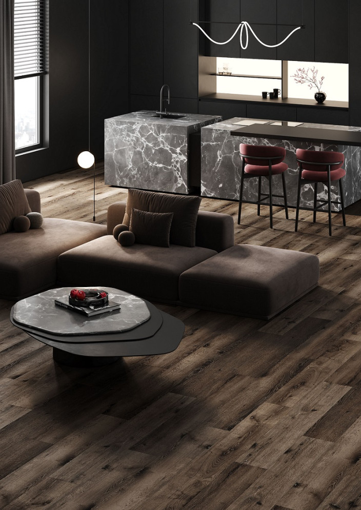 Кварцевый ламинат Fargo Comfort XXL Дуб Французский DL1604