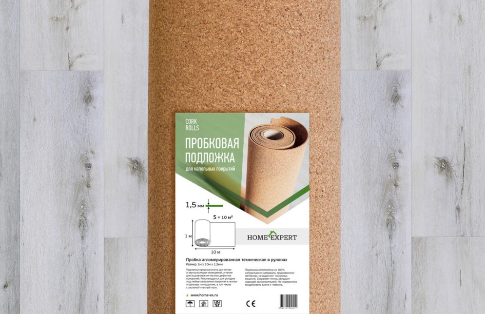 Подложка пробковая Home Expert 