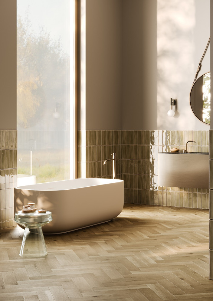 Кварцевый ламинат Fargo Herringbone Дуб Робуста 44-81996-9