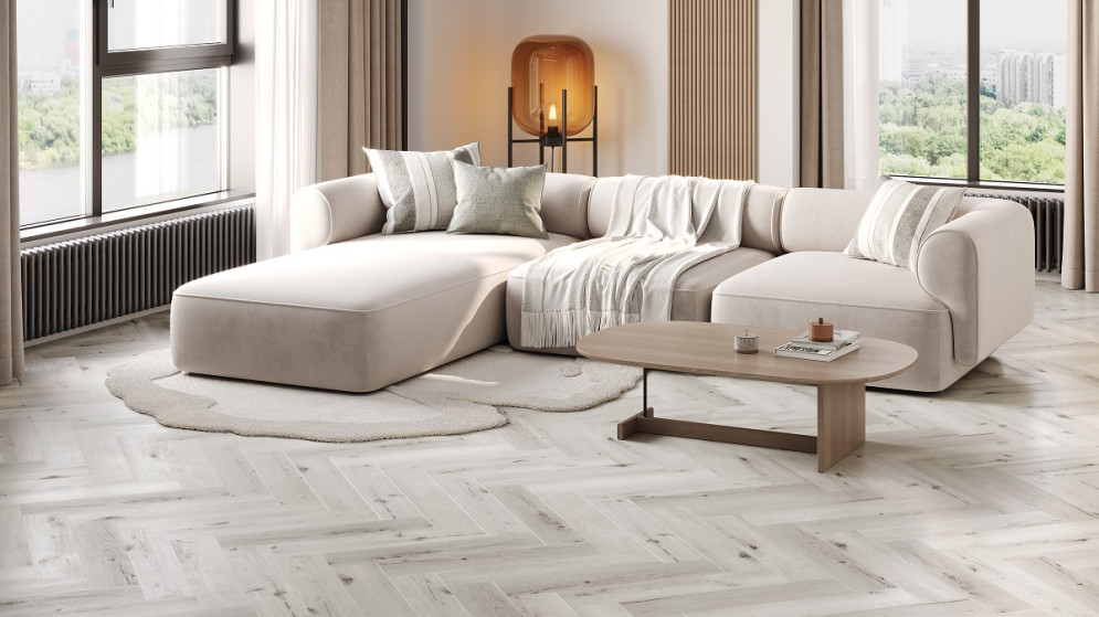 Кварцевый ламинат Fargo Parquet Дуб Снежный 33-DL1601