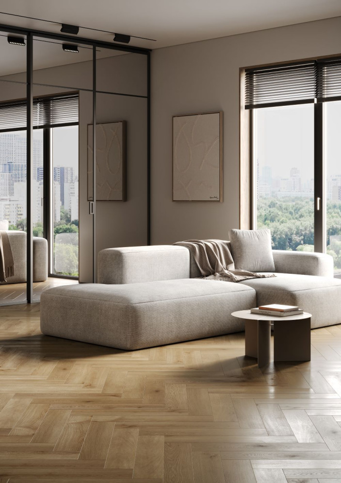 Кварцевый ламинат Fargo Bevel Parquet Дуб Окленд 33-653-76