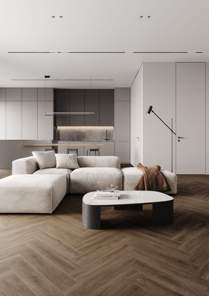 Кварцевый ламинат Fargo Bevel Parquet Дуб Квебек 33-6191-8