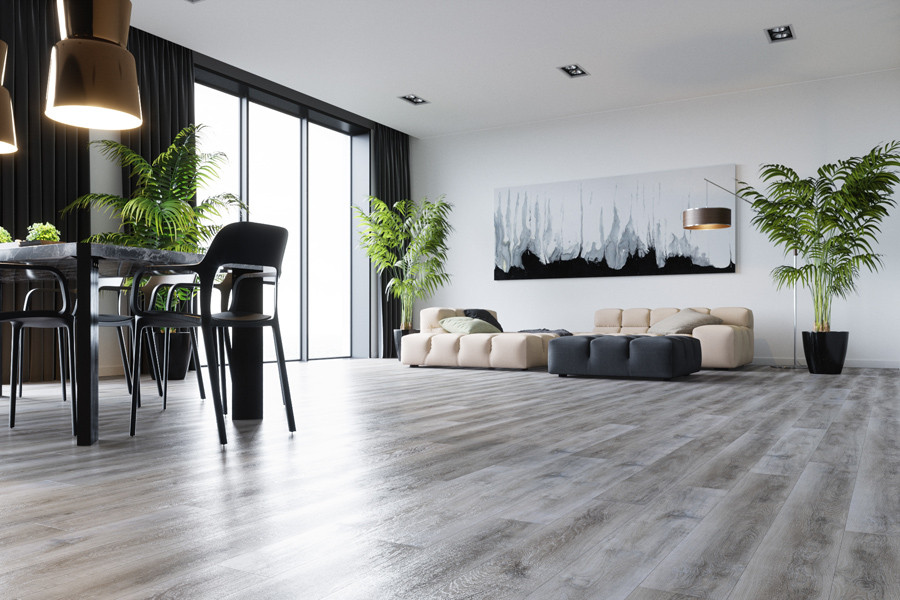 Кварцевый ламинат Fargo Comfort Дуб Рустик Серый 366-1В