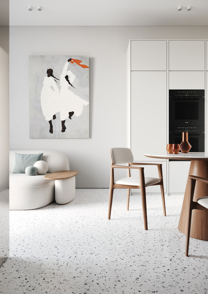 Виниловая плитка Fargo Stone LVT Терраццо Гранж 101-2